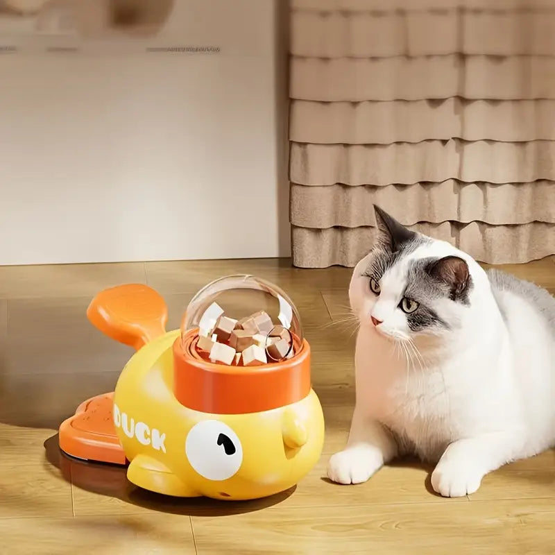 Interaktiver Spiel und Futterspender für Katzen