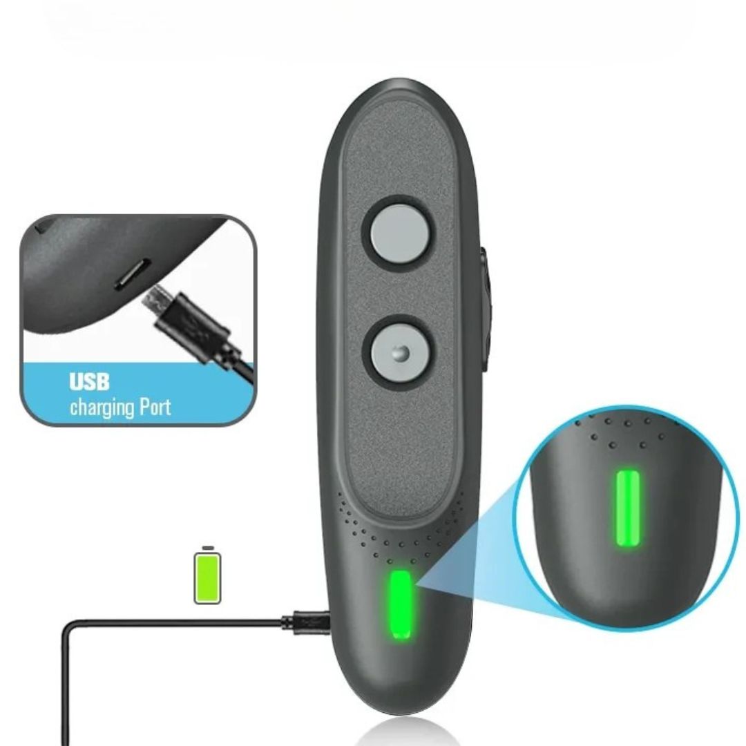 Hundetrainer mit Ultraschall und LED-Anzeige USB Aufladung