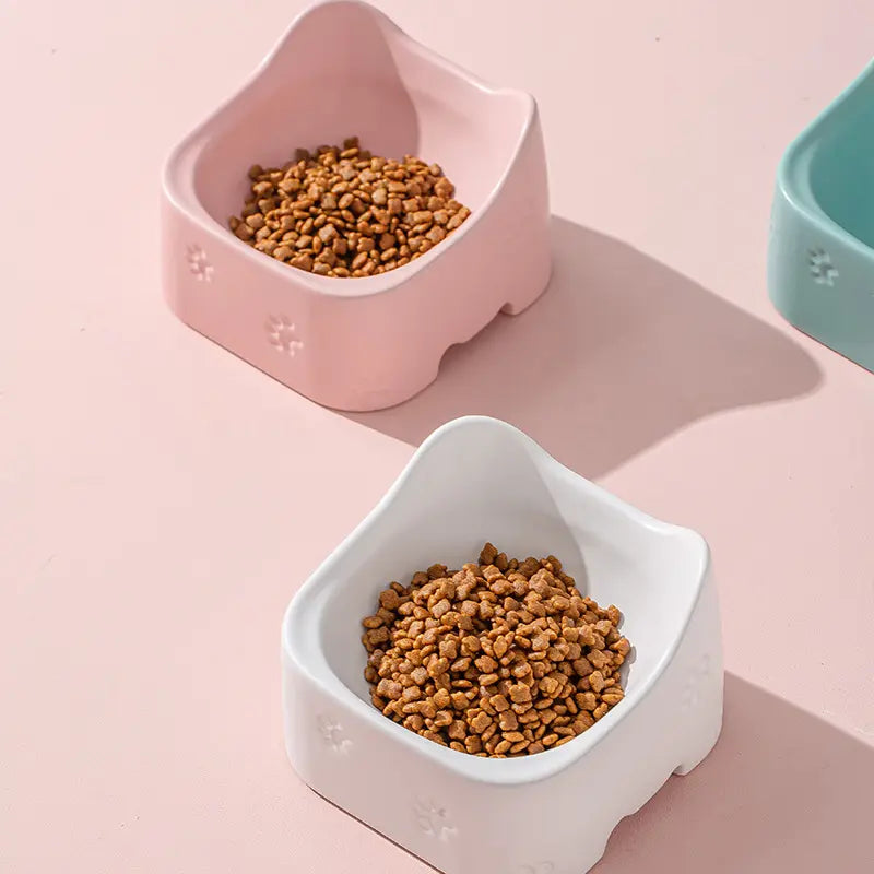 Erhöhte Futterschale Für Katzen – Ergonomisches Und Rutschfestes Design