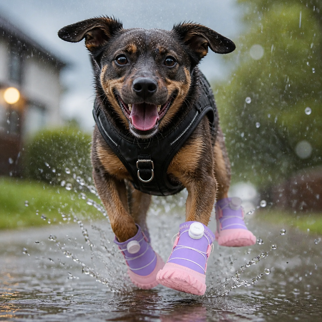 Schützende Hundeschuhe mit Verstellbaren Riemen für Komfortable Spaziergänge