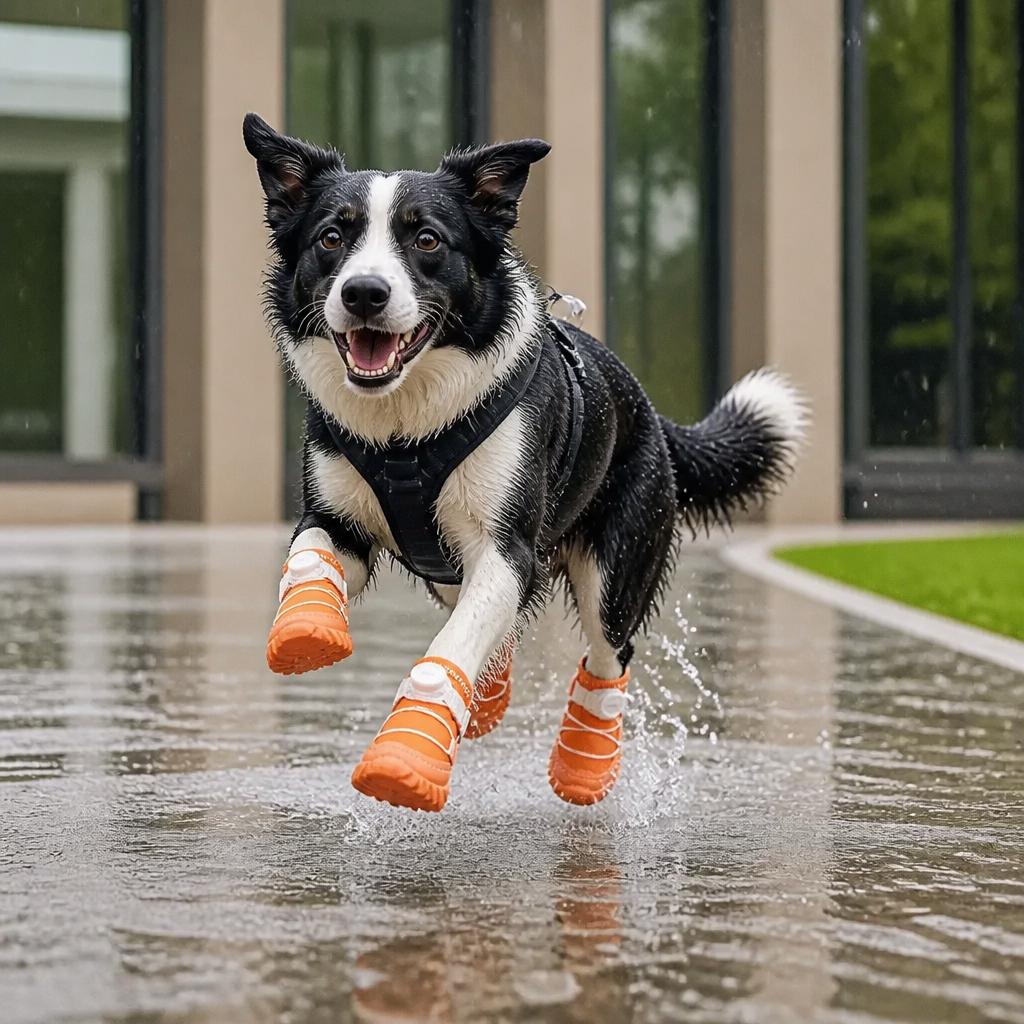 Schützende Hundeschuhe mit Verstellbaren Riemen für Komfortable Spaziergänge