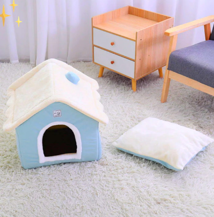 Kuscheliges Traumhaus für Hunde und Katzen