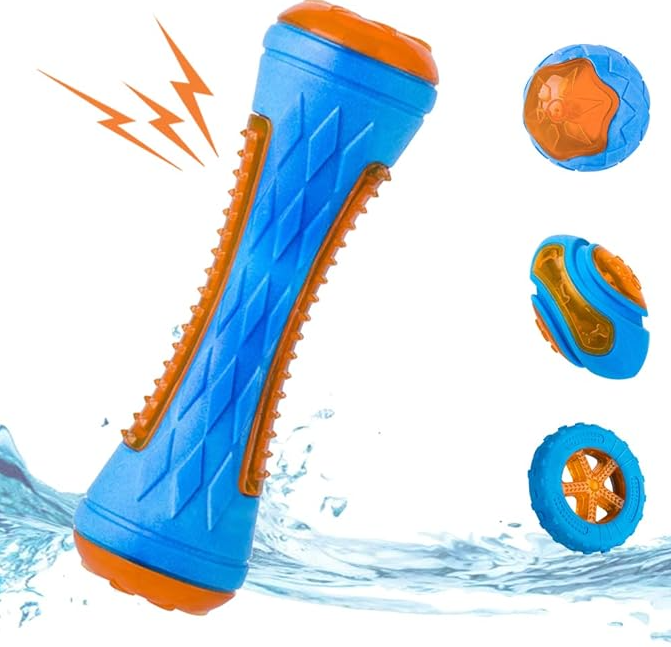 Robustes Hundespielzeug-Set – Interaktive Beiß- Quietschspielzeuge