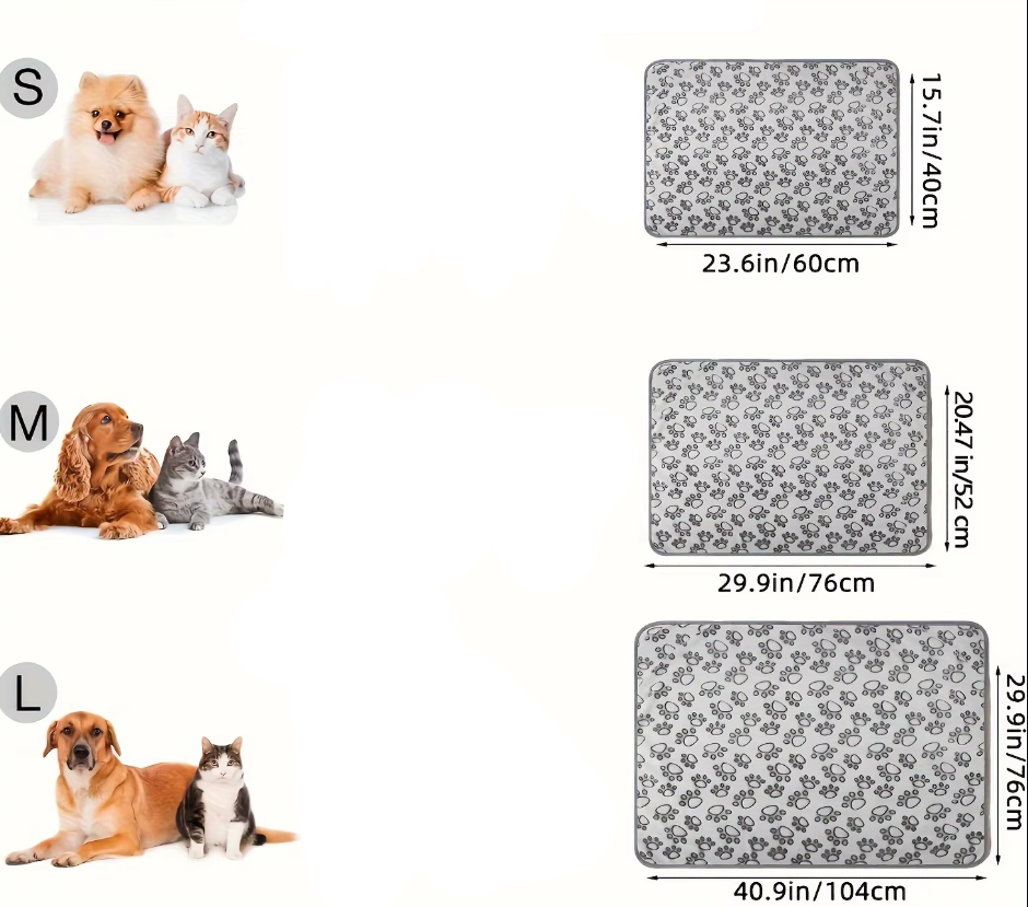 Kuschelige Hundedecke Für Sofa Bett – Weiche Haustierdecke Mit Pfotenmuster
