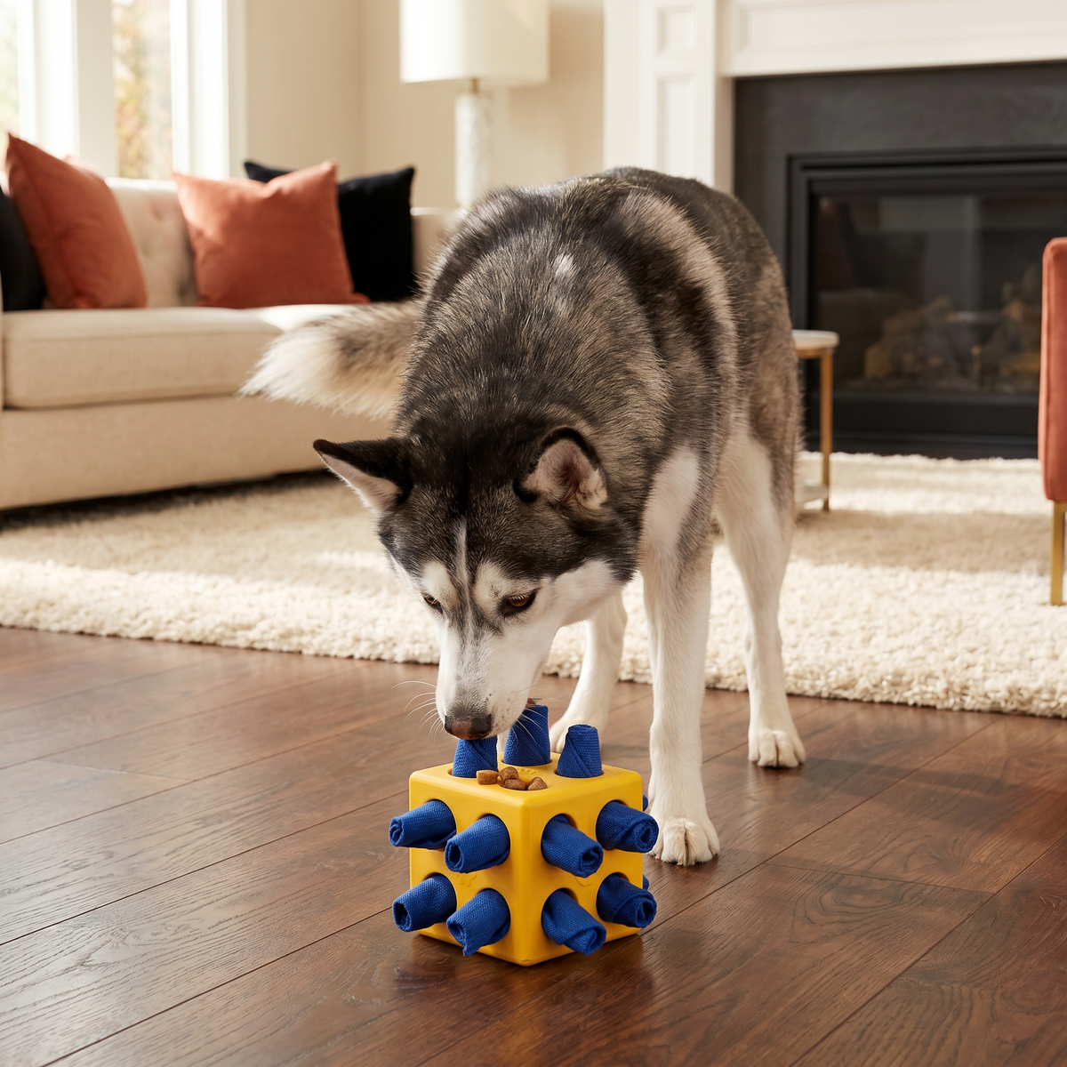 Schnüffelspielzeug für Hunde – Robustes Intelligenzspielzeug zur Beschäftigung und Futtersuche
