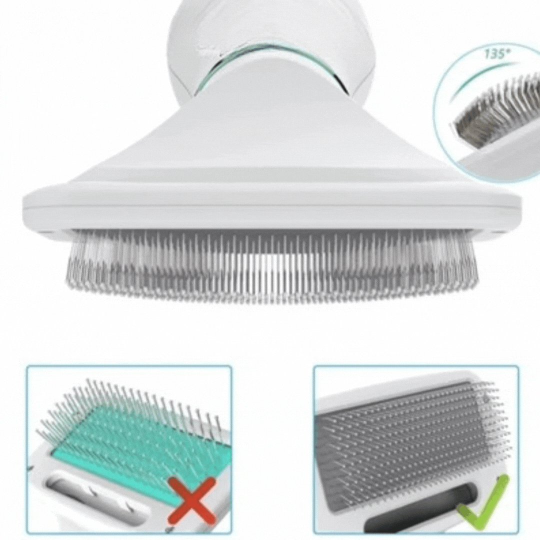 3-in-1 Multifunktionaler Haustierkamm – Haartrockner Kamm und Massager