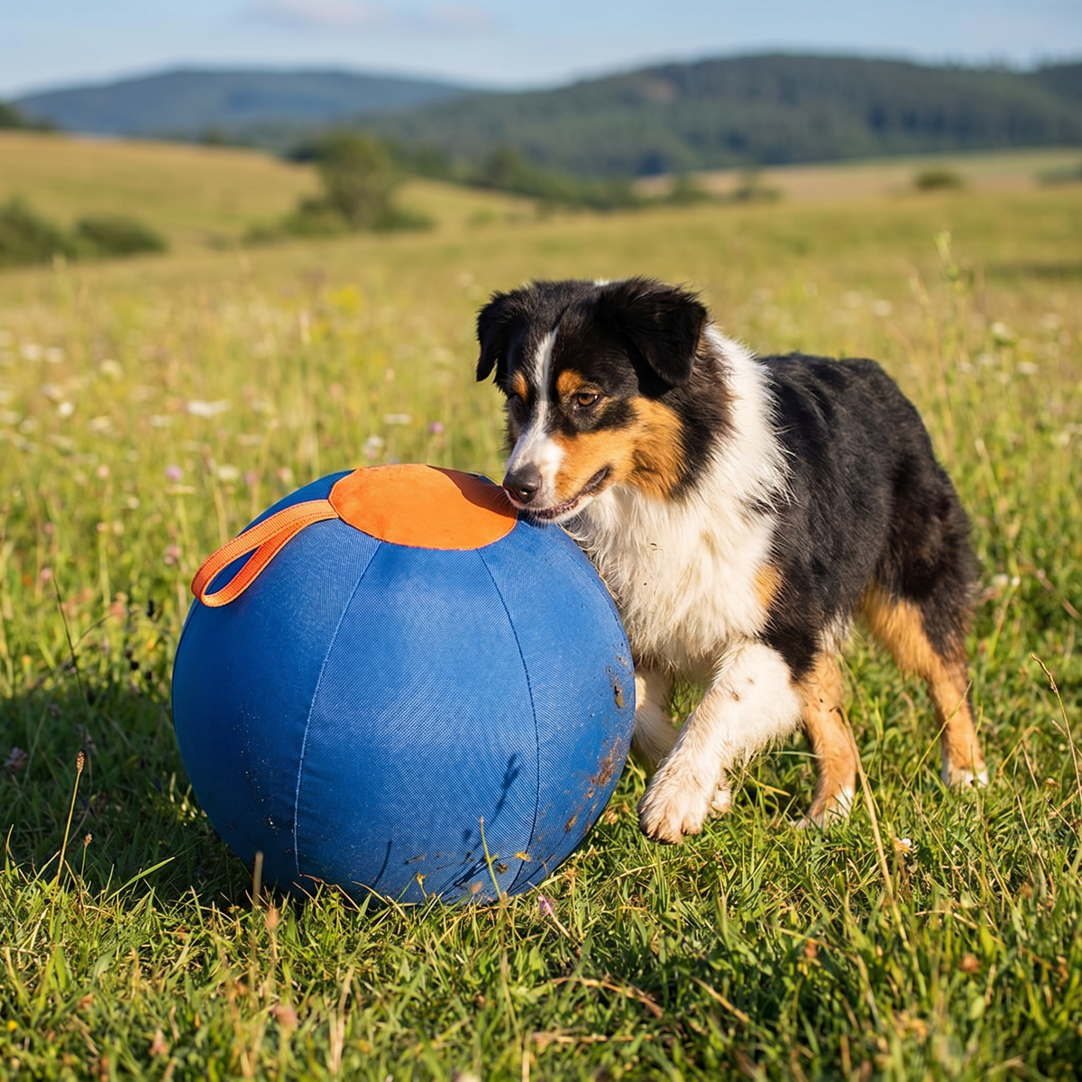 HerdBall - Interaktiver Hüteball für Hunde Robustes & Umweltfreundliches Spielzeug für aktive Rassen