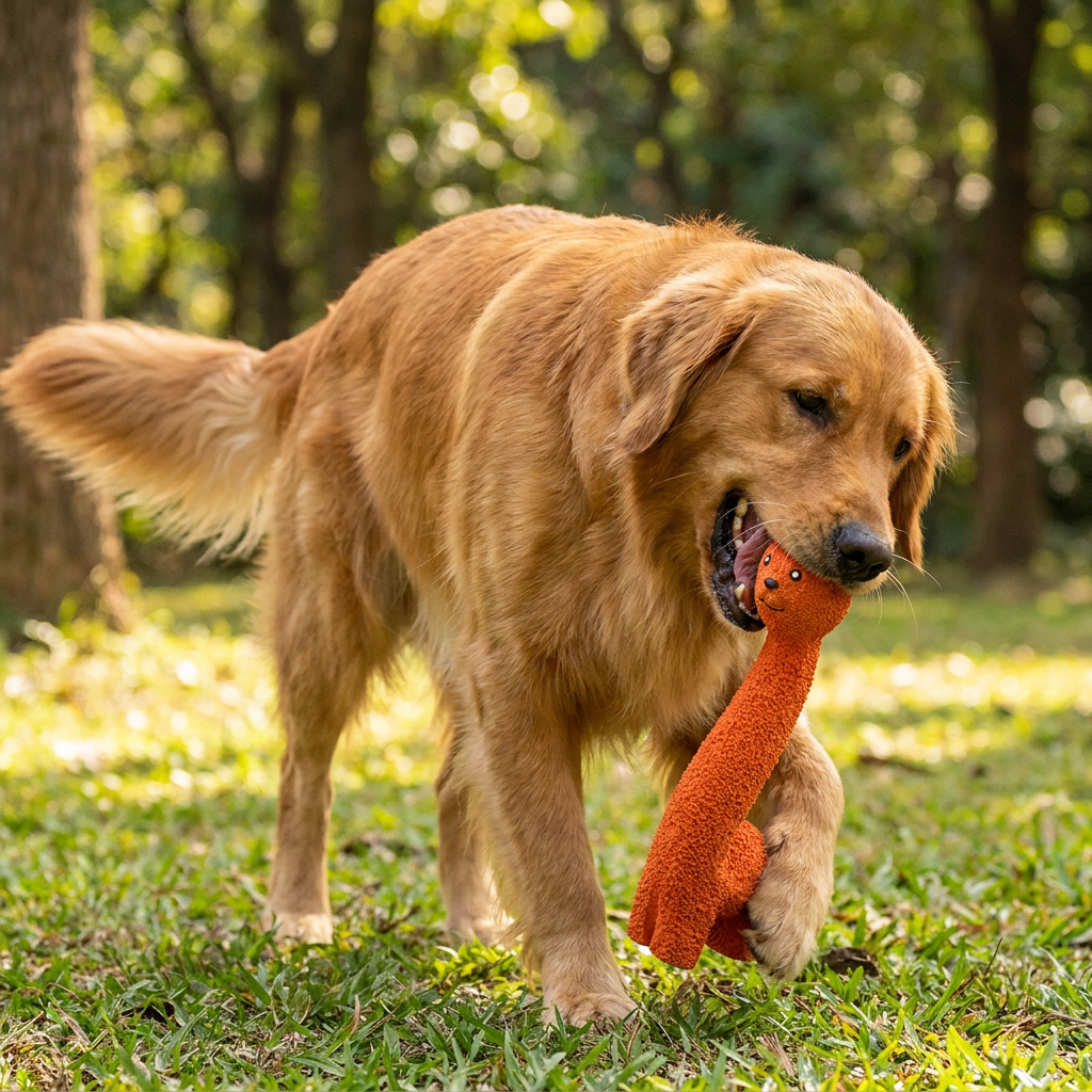 XXL Robustes Latex-Hundespielzeug zur Zahnreinigung
