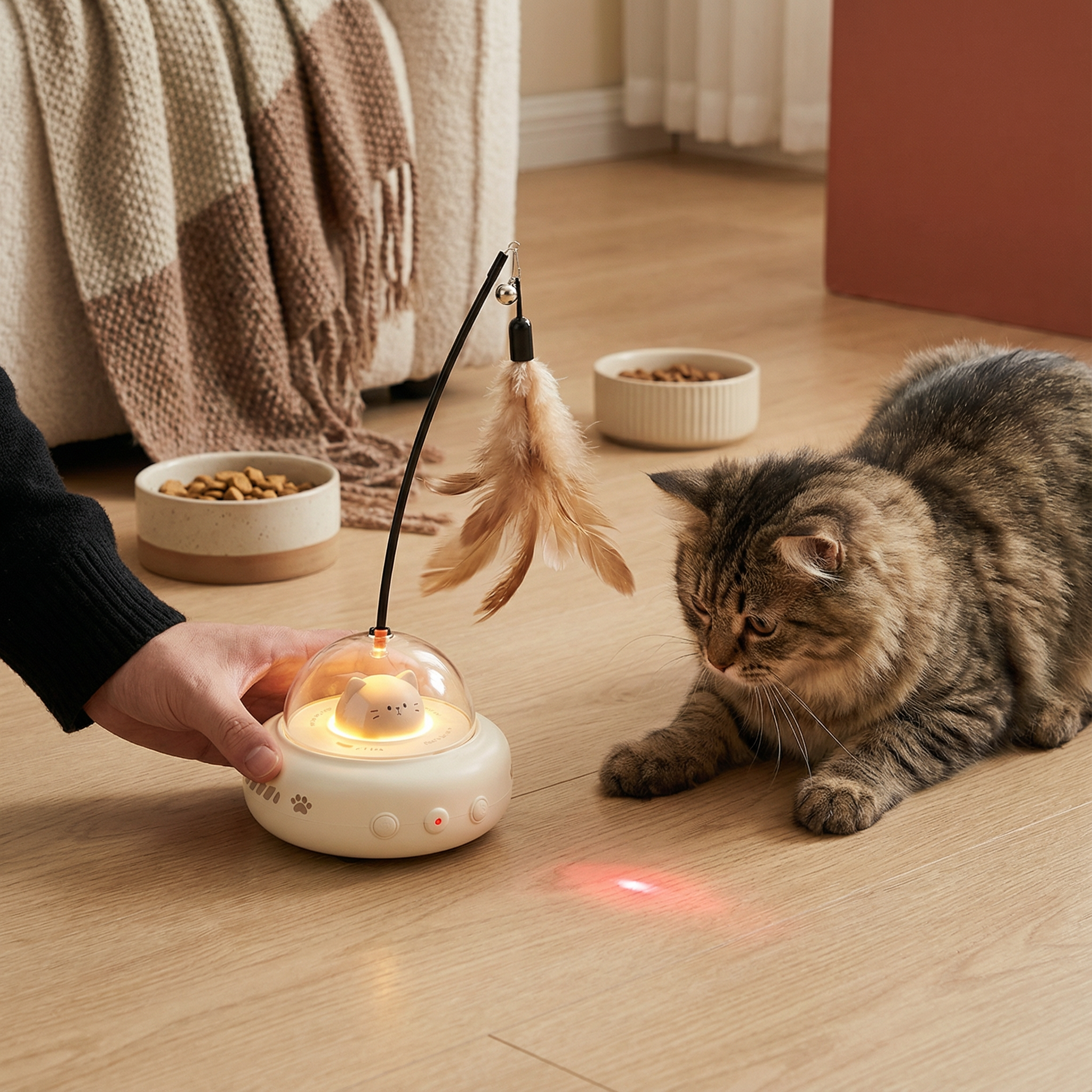 Katzen Ufo Laser Spielzeug – Tierbedarf Pro