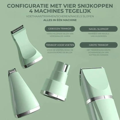 4-in-1 Tierpflege-Trimmer