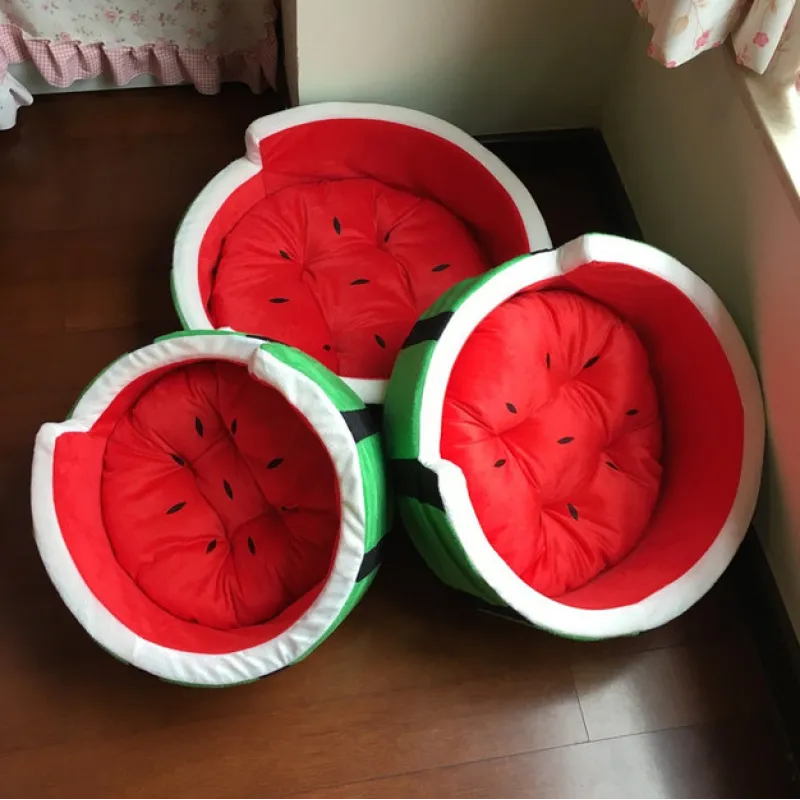 Hundebett Im Wassermelonendesign für Komfort und Entspannung