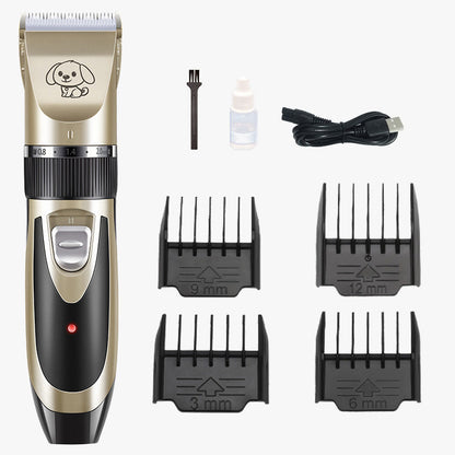 Lautloses Felltrimmer Set für Hunde