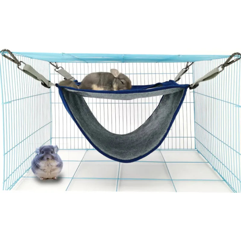 Hängematte für Kleintiere – Komfortable Stoffhängematte für Kaninchen und Meerschweinchen