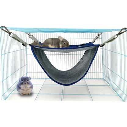 Hängematte für Kleintiere – Komfortable Stoffhängematte für Kaninchen und Meerschweinchen