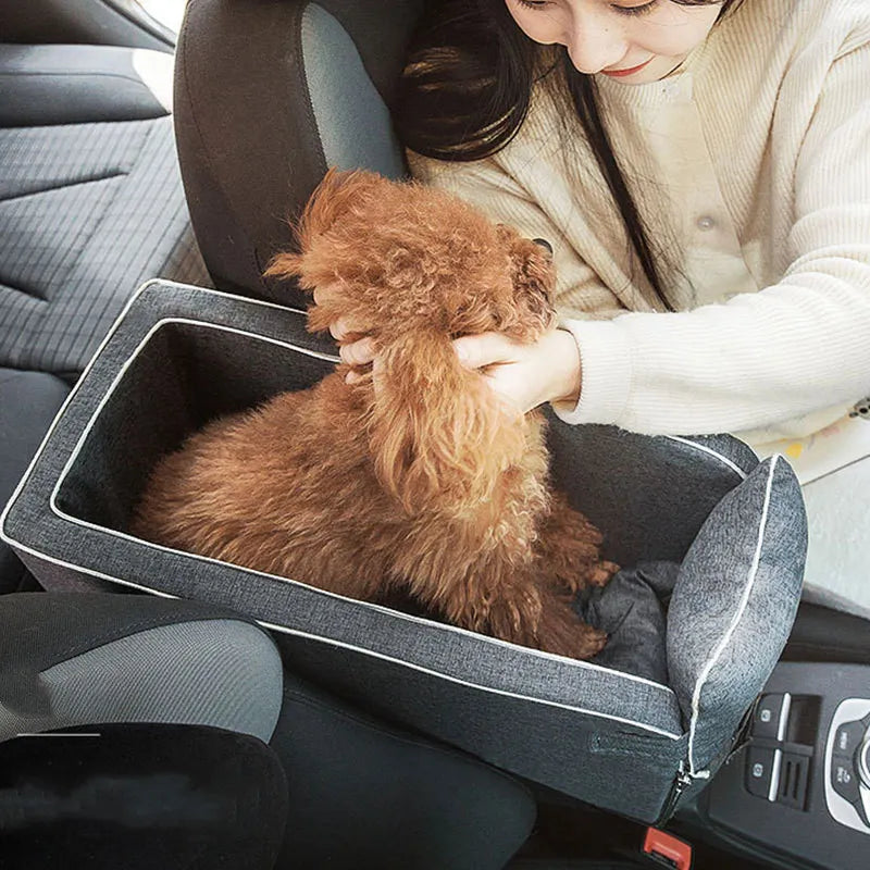 Bequeme Auto-Hundetasche für Kleine Haustiere mit Sicherer Sitzbefestigung