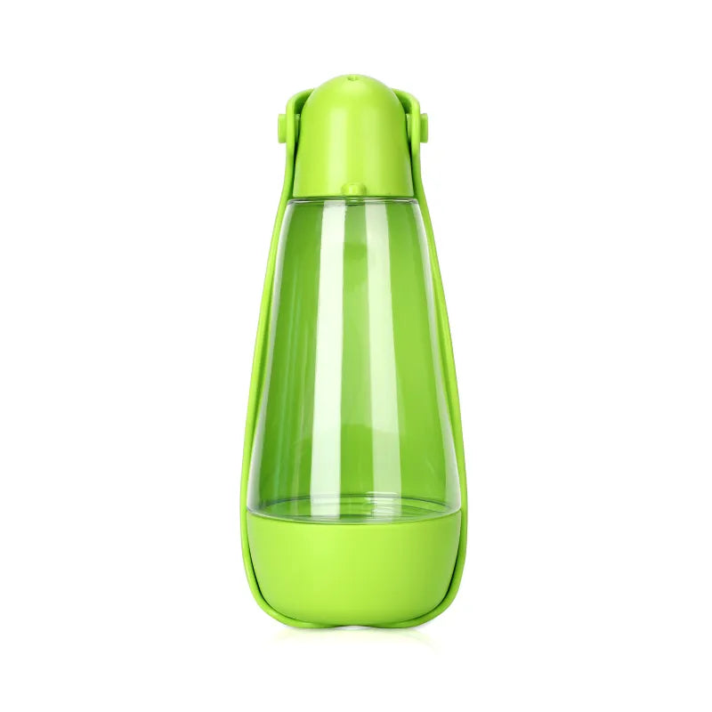 Trinkflasche für Hunde – Wasserflasche für Unterwegs mit Futternapf