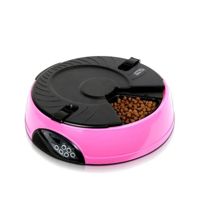 Automatischer Futterspender für Hunde und Katzen mit Timer und Portionskontrolle