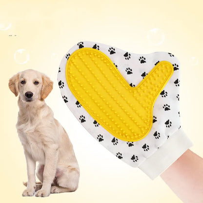 Haustierpflege-Handschuh für Hunde und Katzen – Massagehandschuh mit Weichen Noppen