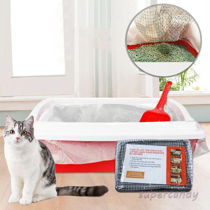 Nachhaltige Katzenstreu-Einlage – Wiederverwendbar & Hygienisch