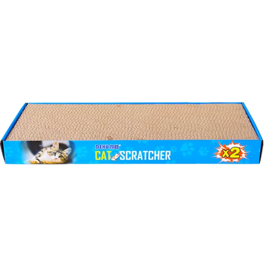 Kratzbrett für Katzen mit Ersatzpads Nachhaltiges Wellpappe Design