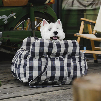 Bequemes Hundebett für das Auto