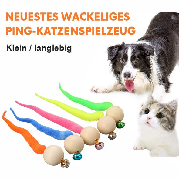 Interaktives Katzenspielzeug Mit Glocke Und Wackelschwanz