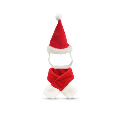 Weihnachtsmütze Mit Schal Für Haustiere