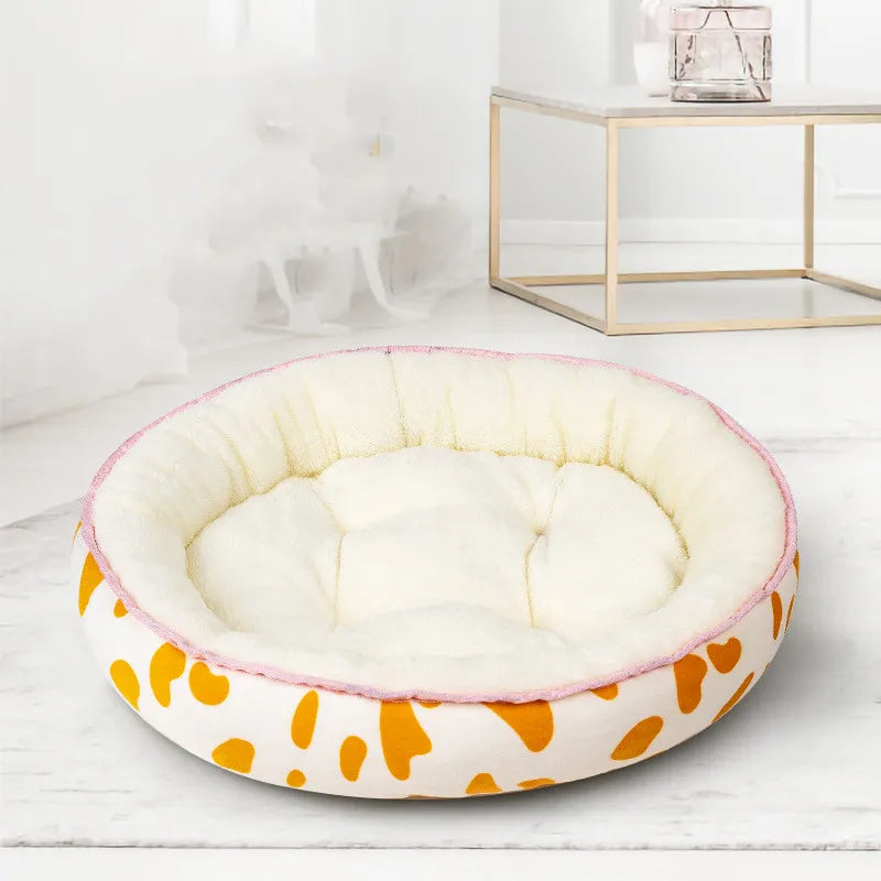 Hundebett Im Dots-Design für Komfortable Ruhepausen