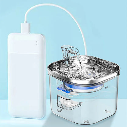 Automatischer Trinkbrunnen Für Katzen Und Hunde – Leiser Wasserspender Mit Filter
