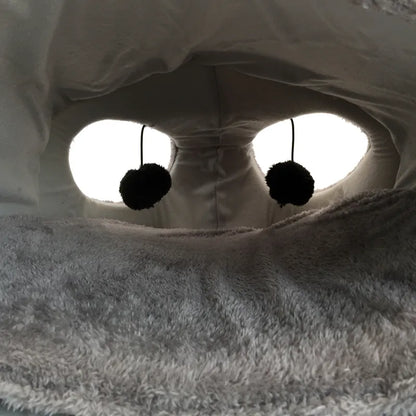 Kuschelige Katzenschlafhöhle Im Mausdesign – Weich und Bequem für Deine Katze