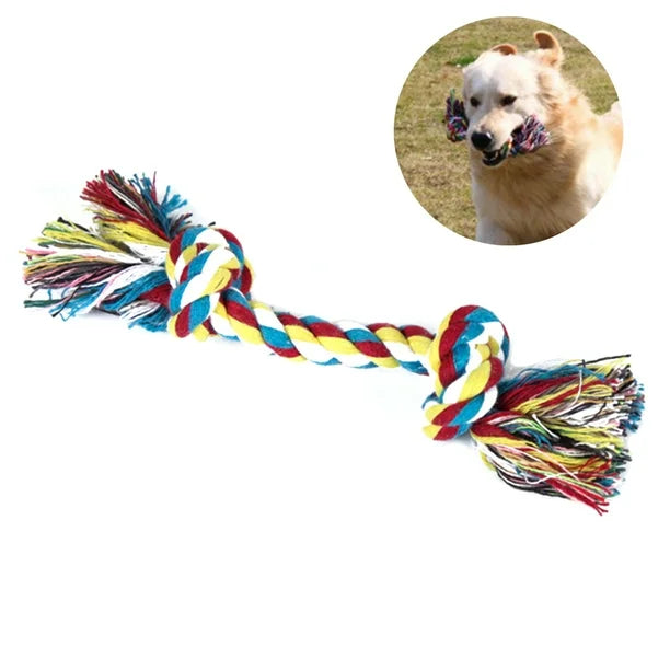 Robustes Kauspielzeug Für Hunde – Bunte Seilknoten Mit Fransen