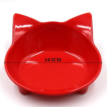 Katzenschüssel in Katzenohren-Design – Futterschale für Katzen und Hunde