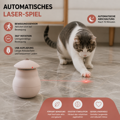 Automatisches bewegungsaktiviertes Laser-Spielzeug für Katzen