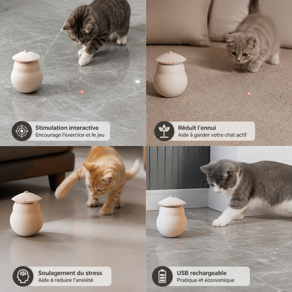 Automatisches bewegungsaktiviertes Laser-Spielzeug für Katzen