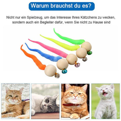 Interaktives Katzenspielzeug Mit Glocke Und Wackelschwanz