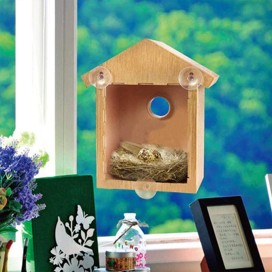 Fenster-Vogelhaus Mit Saugnäpfen