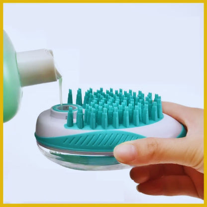 Haarpflegebürste Für Haustiere Mit Shampoospender