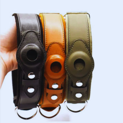 Leder Hundehalsband mit O-Ring – Verstellbares Hundehalfter In Verschiedenen Farben
