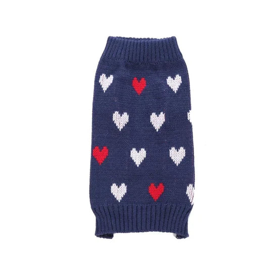 Weihnachtlicher Hundepullover Mit Schneeflocken