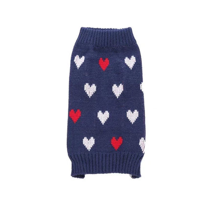 Weihnachtlicher Hundepullover Mit Schneeflocken