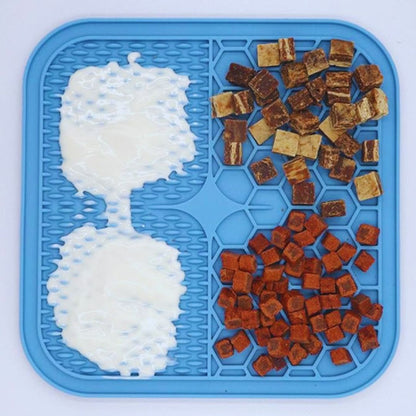 Schleckmatte Aus Silikon für Hunde – Beruhigende Fütterung mit Strukturdesign