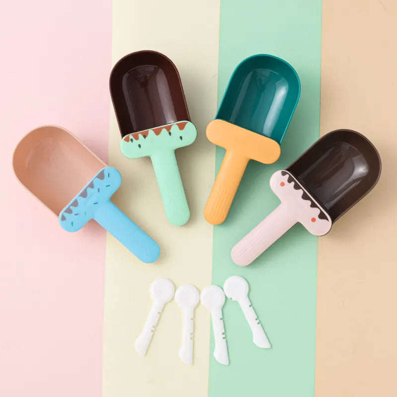 Futtermesslöffel für Hunde und Katzen – Niedlicher Eisbecher Design Futterlöffel