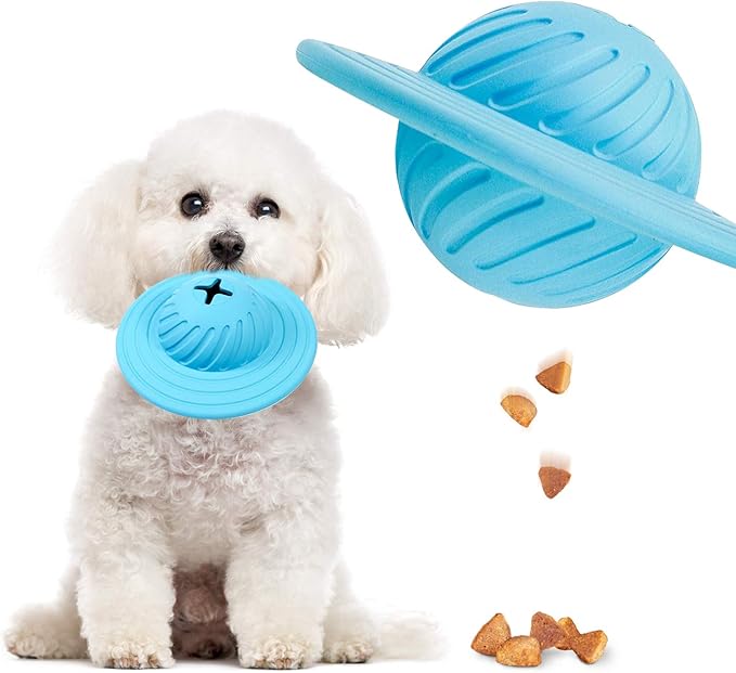 Interaktives UFO-Hundespielzeug – Futterball mit Leckerlispender für Hunde