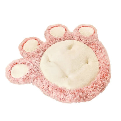 Pfotenform Hundebett – Weiche Kuscheldecke für Hunde und Katzen im Süßen Design