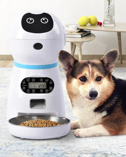 Automatischer Futterspender Für Hunde Mit Digitalanzeige