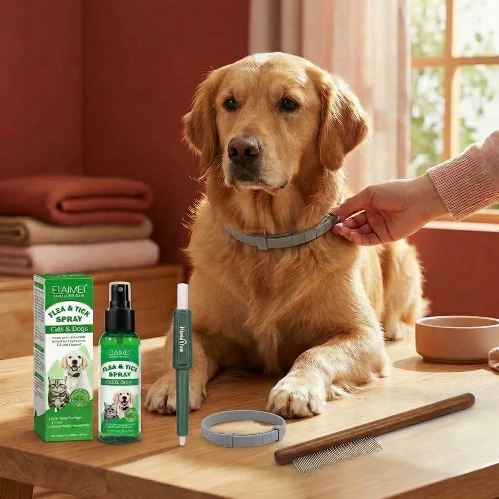 Natürliches Zeckenfrei Rundum-Schutz Set für Hunde – Das Sorglos-Paket