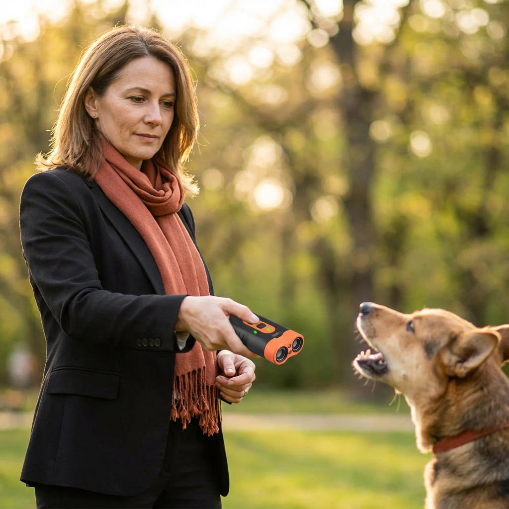 Anti-Bell-Ultraschallgerät für Hunde – Sanfte Trainingshilfe Mobil & Wiederaufladbar