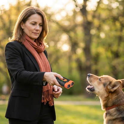 Anti-Bell-Ultraschallgerät für Hunde – Sanfte Trainingshilfe Mobil & Wiederaufladbar