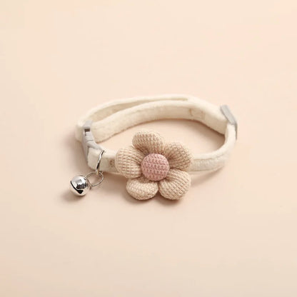 Verstellbares Halsband mit Blumenmuster
