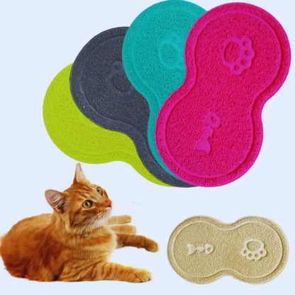 Hund  katze Futter Matte Anti Rutsch silikon 2in1 Futterstation